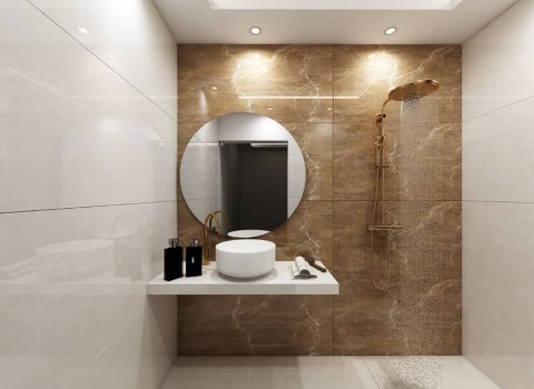 کاشی شمس با ترکیب رنگ‌ های هماهنگ و جذاب